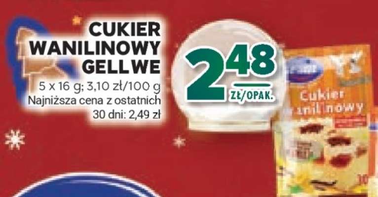 Cukier wanilinowy Gellwe