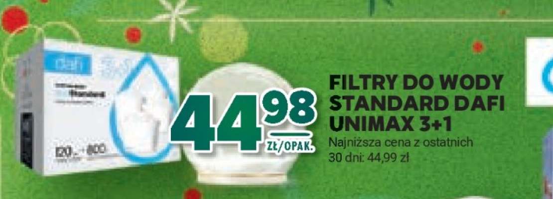 FILTRY DO WODY STANDARD DAFI UNIMAX 3+1