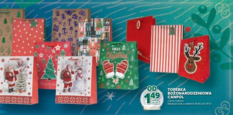 TOREBKA BOŻONARODZENIOWA CANPOL