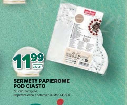 SERWETY PAPIEROWE POD CIASTO