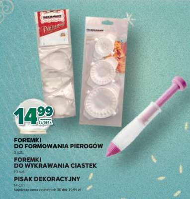 Foremki do formowania pierogów, Foremki do wykrawania ciastek, Pisak dekoracyjny