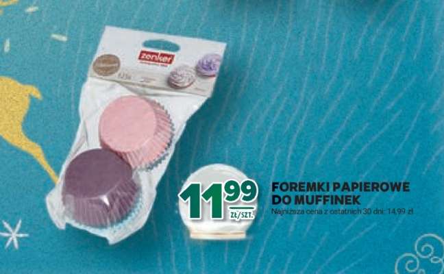 Foremki papierowe do muffinek