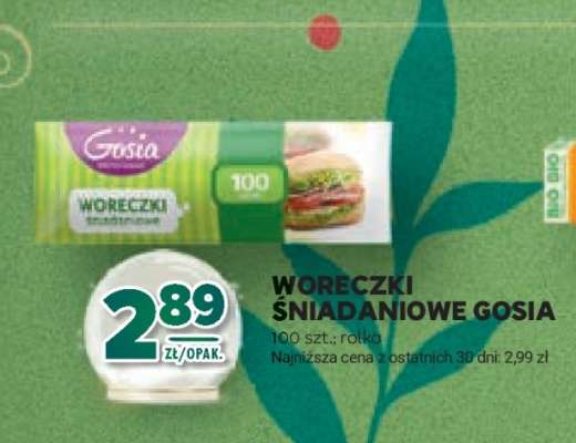 Woreczki śniadaniowe Gosia