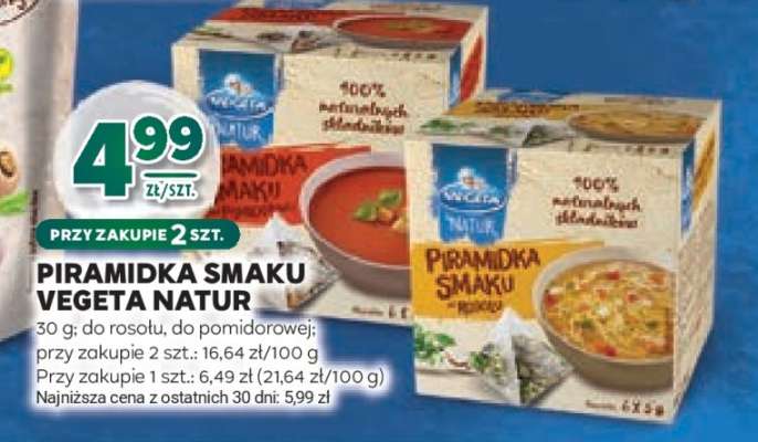 Piramidka smaku VEGETA NATUR