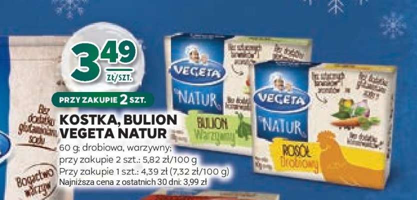 Kostka, Bulion Vegeta Natur