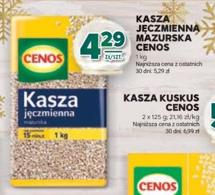 KASZA JĘCZMIENNA MAZURSKA CENOS