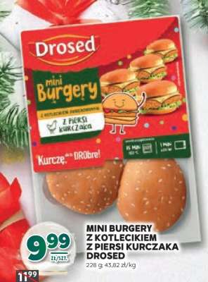 Mini Burgery z Kotlecikiem z Piersi Kurczaka Drosed