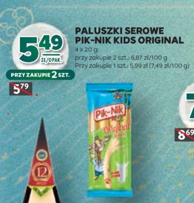 Paluszki Serowe Pik-Nik Kids Original