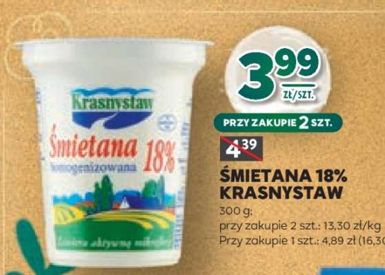 Śmietana 18% Krasnystaw