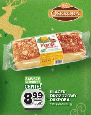 Placek drożdżowy Oskroba