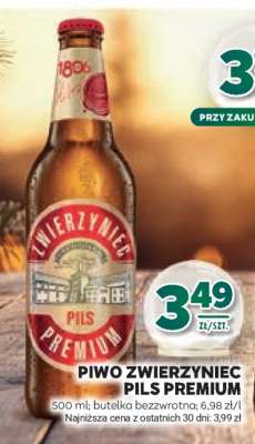 Piwo Zwierzyniec Pils Premium