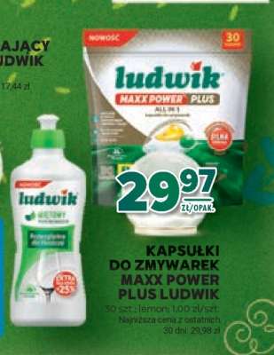 Kapsułki do zmywarek Maxx Power Plus Ludwik