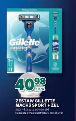 Zestaw Gillette Mach3 Sport + Żel
