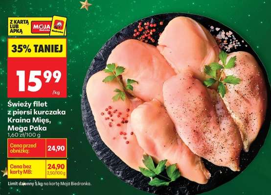 Świeży filet z piersi kurczaka Kraina Mięs, Mega Paka