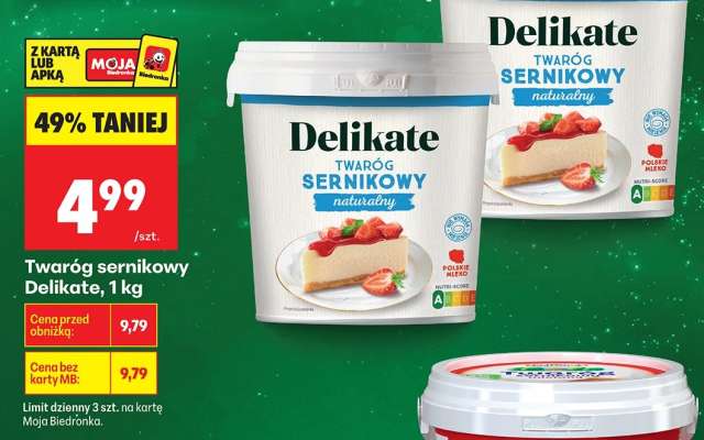 Twaróg sernikowy Delikate, 1 kg