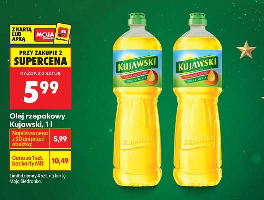 Olej rzepakowy Kujawski, 1 l