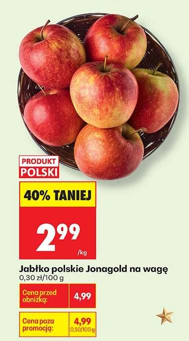 Jabłko polskie Jonagold na wagę