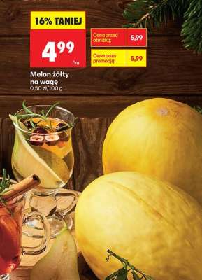 Melon żółty na wage