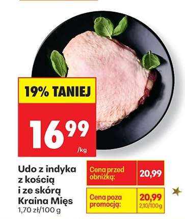 Udo z indyka z kością i ze skórą Kraina Mies