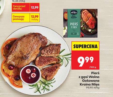 Pierś z gęsi Wolno Gotowane Kraina Mięs