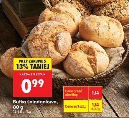 bułka śniadaniowa 80 g