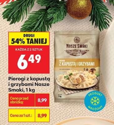 Pierogi z kapustą i grzybami Nasze Smaki, 1 kg