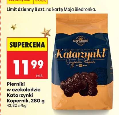 Pierniki w czekoladzie Katarzynki Kopernik, 280 g