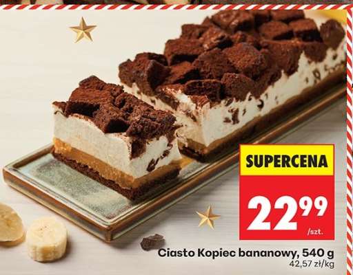 Ciasto kopiec bananowy, 540 g