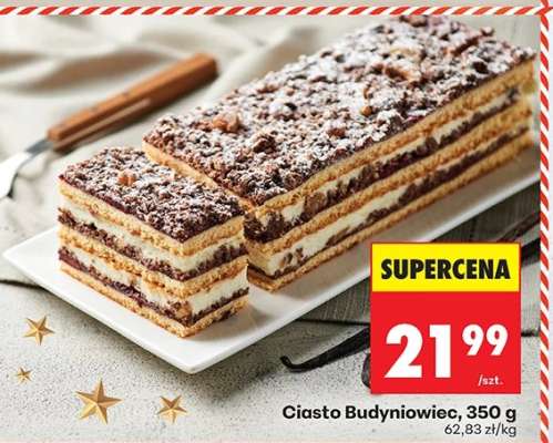 Ciasto Budyniowiec, 350 g