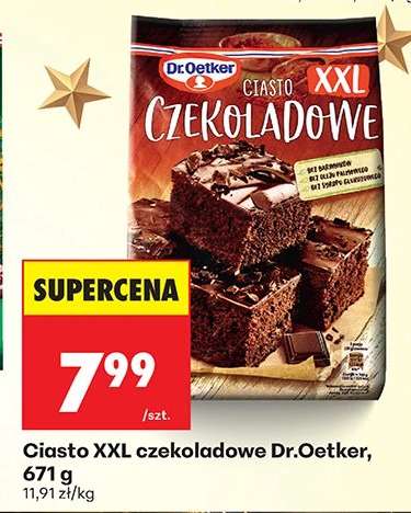 Ciasto XXL czekoladowe Dr.Oetker, 671 g