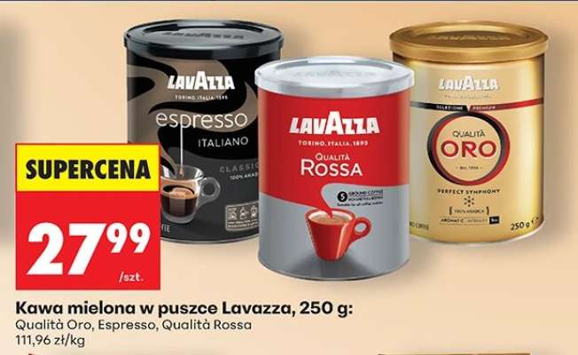 Kawa mielona w puszce Lavazza, 250 g