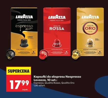 Kapsułki do ekspresu Nespresso Lavazza, 10 szt.