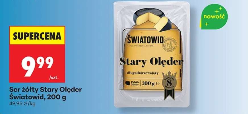 Ser żółty Stary Olęder Światowid, 200 g