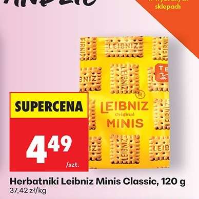 Herbatniki Leibniz Minis Classic, 120 g