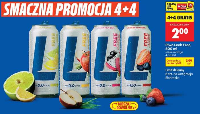Piwo Lech Free, 500 ml