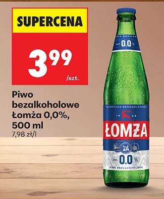 Piwo bezalkoholowe Łomża 0,0%, 500 ml