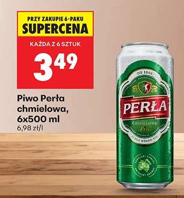 Piwo Perła chmielowa, 6x500 ml