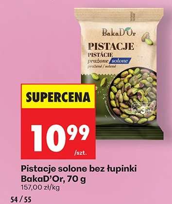 Pistacje solone bez łupinki BakaD’Or, 70 g