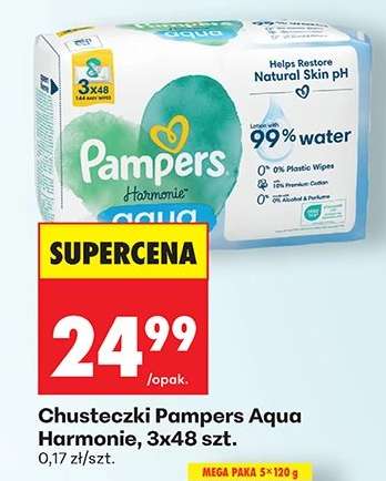 Chusteczki Pampers Aqua Harmonie, 3x48 szt.