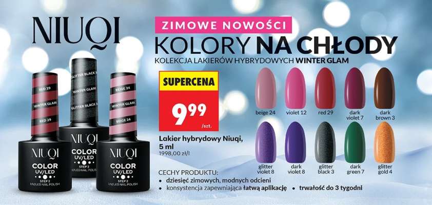 Lakier hybrydowy Niuqi, 5 ml