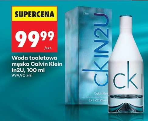 Woda toaletowa męska Calvin Klein In2U, 100 ml