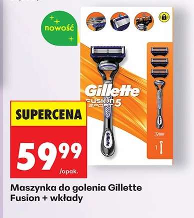 Maszynka do golenia Gillette Fusion + wkłady