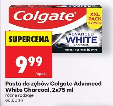 Pasta do zębów Colgate Advanced White Charcoal 2x75 ml