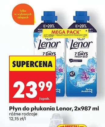 Płyn do płukania Lenor, 2x987 ml