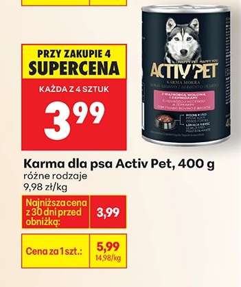 Karma dla psa Activ Pet, 400 g