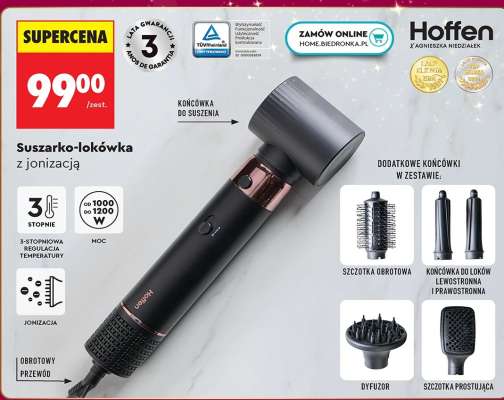 Suszarko-lokówka z jonizacją