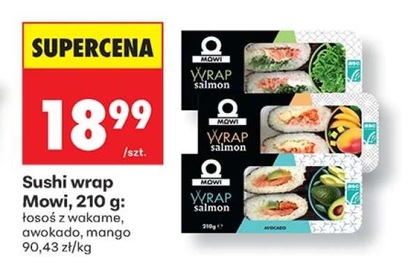 Sushi wrap Mowi, 210 g