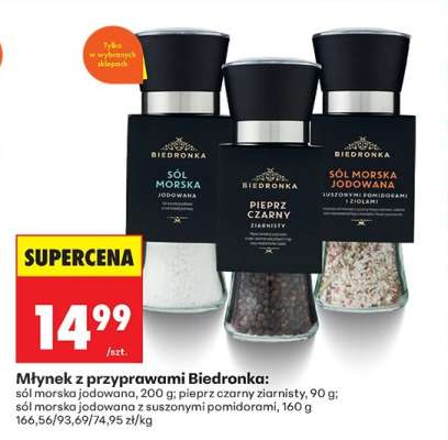 Młynek z przyprawami Biedronka