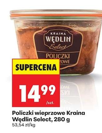 Policzki wieprzowe Kraina Wędlin Select, 280 g