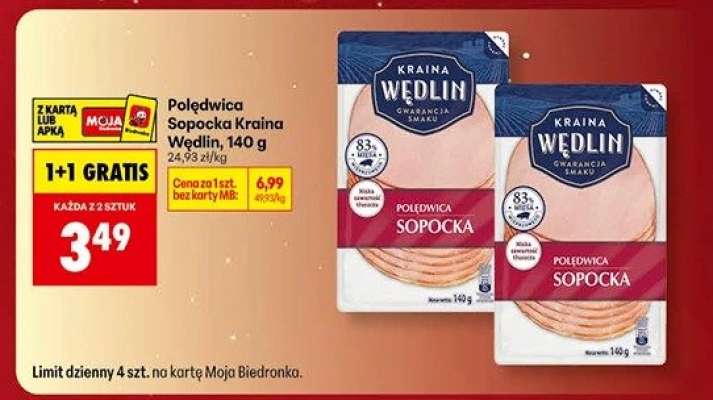 Polędwica Sopocka Kraina Wędlin 140 g